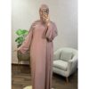 Abaya fermé 4 couleurs