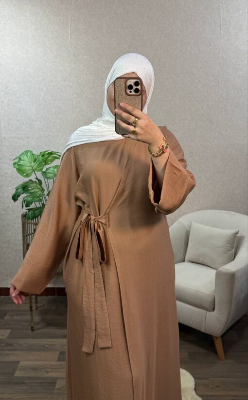 Abaya fermé 4 couleurs